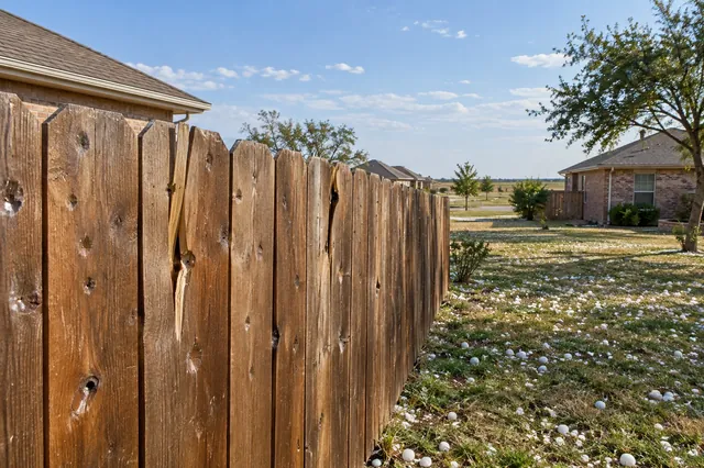 Hail-Damaged Pickets